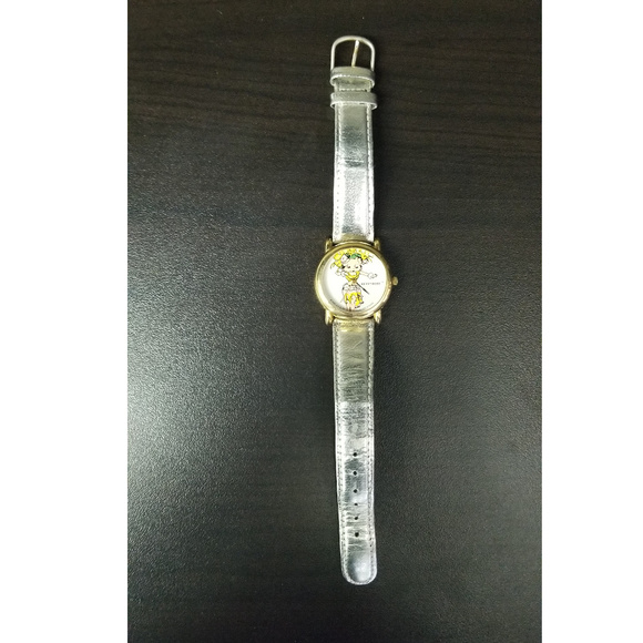 Betty Boop Watch 1989. Fleischer, Silver Band - Picture 4 of 4